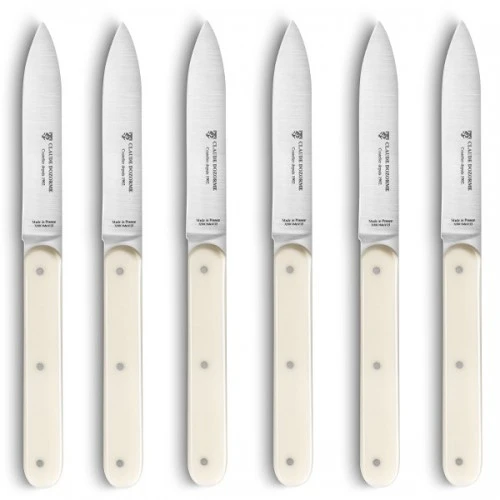 Coffret 6 Couteaux à Steak Navette 6.16 Manche Nacrine 1 Coffret 6 Couteaux à Steak Navette 6.16 Manche Nacrine