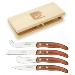 Coffret Hêtre 4 Pièces Petit Déjeuner Berlingot Manche Bois