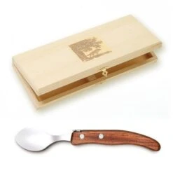 Coffret Hêtre 6 Cuillères à Café Berlingot Manche Bois