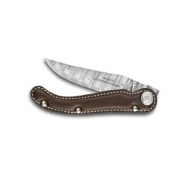 Nouvelles Arrivées -Célèbre Couteaux Magasin couteau de poche baroudeur damas 1