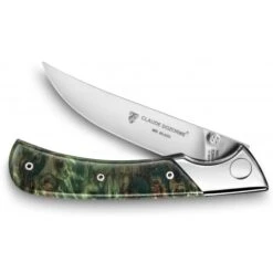 Couteau Pliant EOK Manche Bois Précieux (bouleau Nain Ou Peuplier Vert)