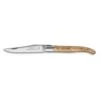 Couteau De Poche Laguiole Traditionnel 12cm Manche Bois Mitre Inox