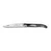 Couteau De Poche Laguiole Traditionnel 9cm Manche Corne Noire Mitre Inox