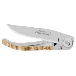 Couteau De Poche Liner Lock Laguiole Manche Corne
