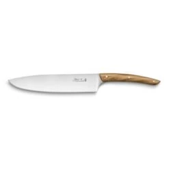Couteau Du Chef 18cm Le Thiers® Lame Satinée Manche Bois D'olivier