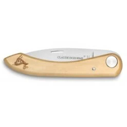 Couteau De Poche Capucin De Nos Campagnes Manche Buis Gravé